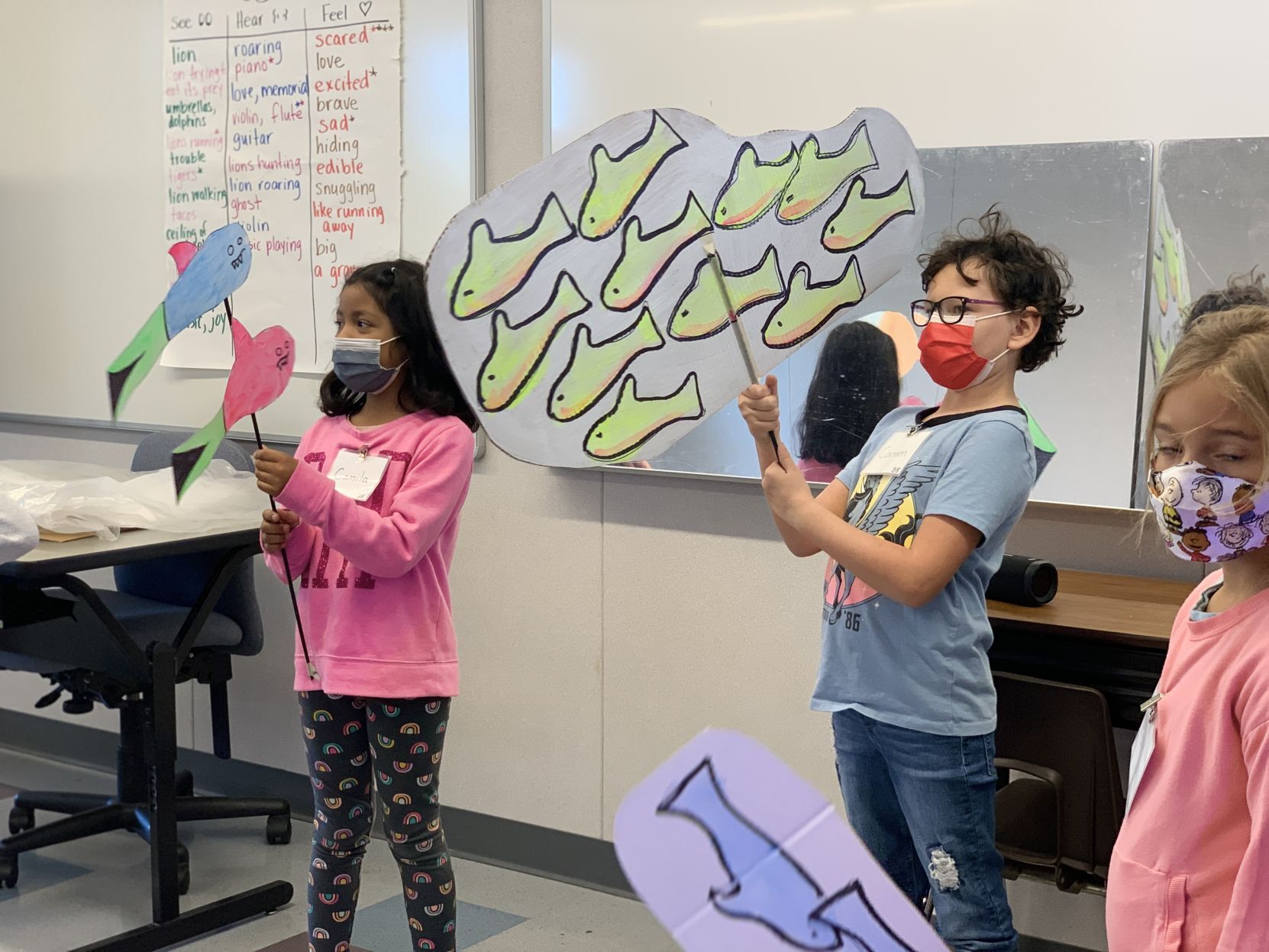 Puppet show at Napa's Willow School